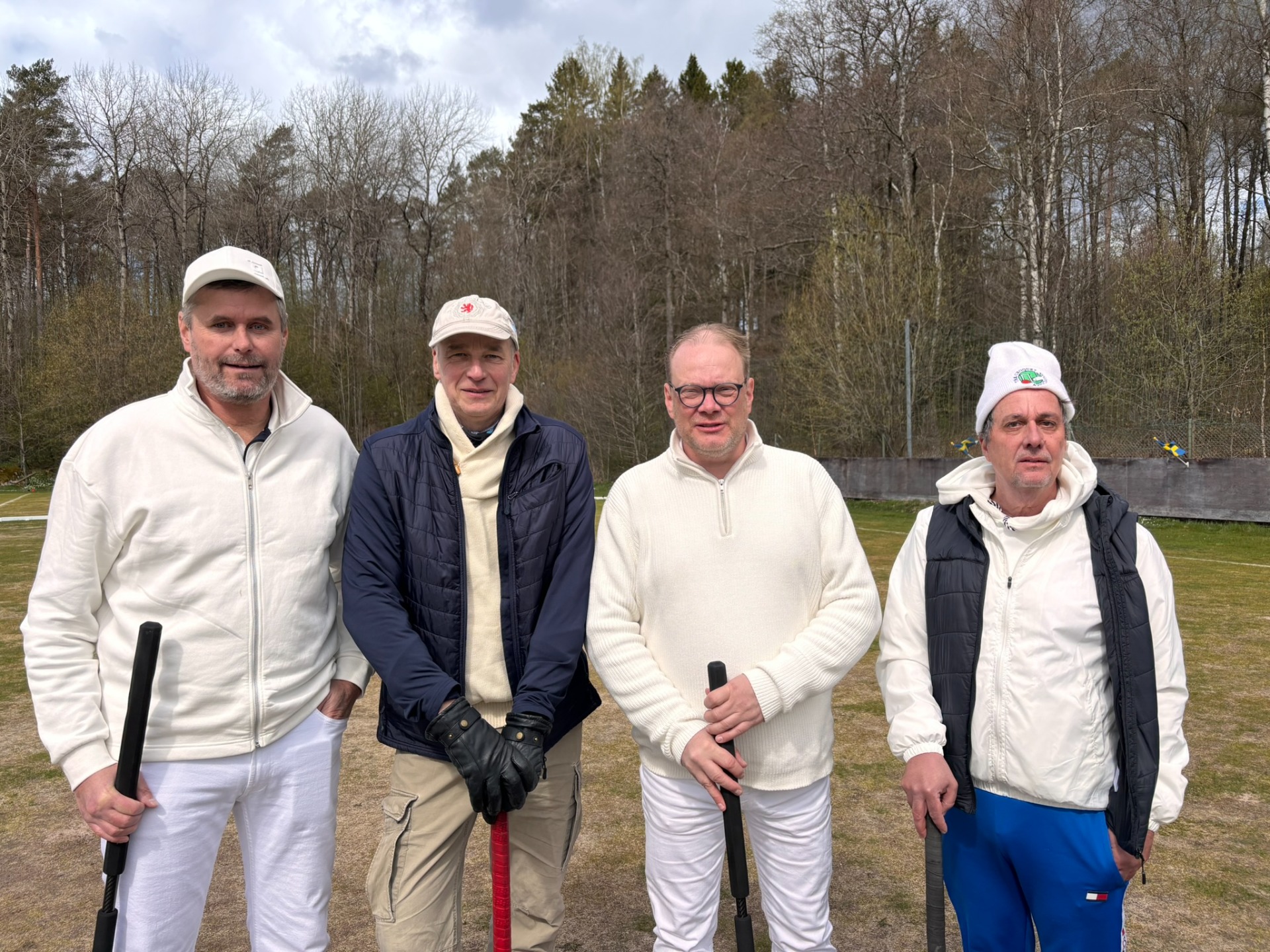 Stefan, Roger, Magnus och Jonas på plats i Borås